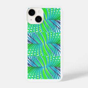Die blaue und grüne Telefonzelle iPhone 14 Hülle