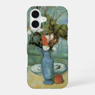 Die blaue Vase (Blumen und Früchte) von Paul Cezan iPhone 16 Hülle