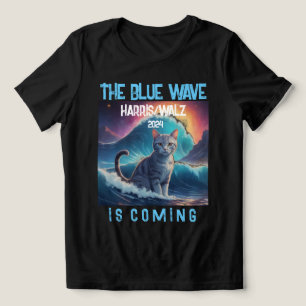 Die blaue Welle kommt 2024 Tri-Blend Shirt