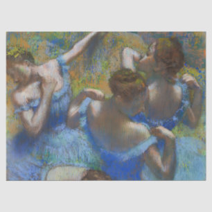 Die blauen Tänzer, Degas Art Seidenpapier