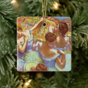 Die blauen Tänzer von Edgar Degas Keramikornament