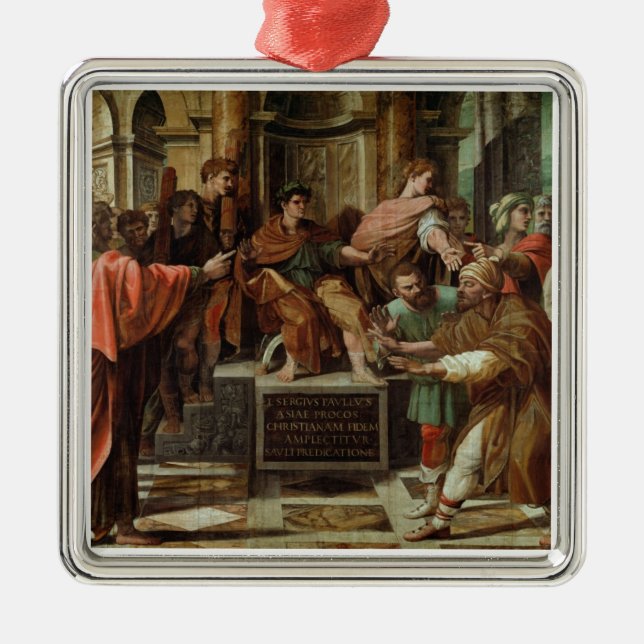 Die Blendung von Elymas (Cartoon für das Sistine Ornament Aus Metall (Vorne)