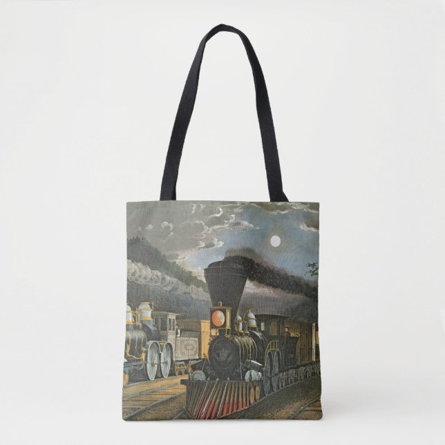 Die Blitz-Eilzüge, 1863 Tasche (Vorderseite)
