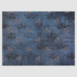 Die Blue Bee Serie Design 5 Seidenpapier