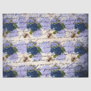 Die Blue Bee Series Design 11 Tissuepapier Seidenpapier