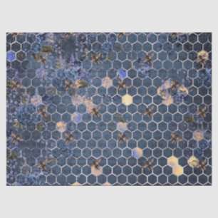 Die Blue Bee Series Design 15 Tissue Papier