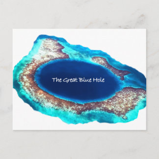 Die Blue Hole Postkarte