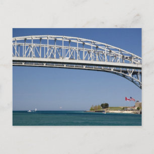 Die Blue Water Bridge ist eine zweispurige Brücke  Postkarte