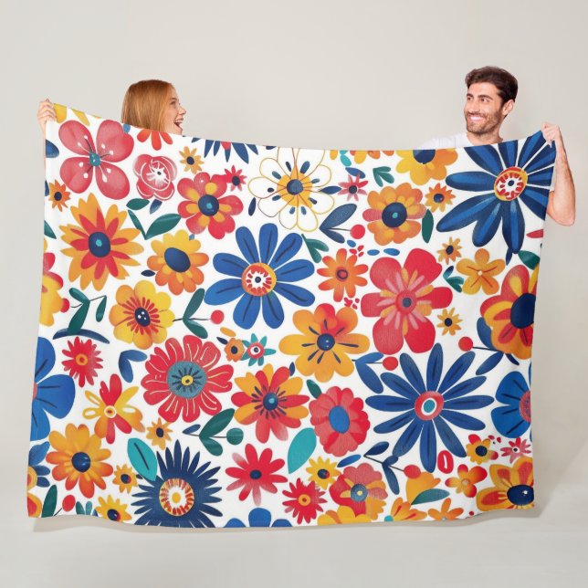 Die blühende Touch der Natur 60x80 Fleece Blanket (Beispiel)