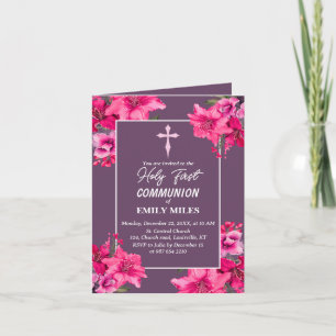 Die Blume der Rose Pure Elegance zuerst katholisch Einladung