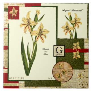 Die Blume des Augusts Fliese