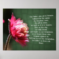 Die Blume des Gebet unseres Vaters Religiös