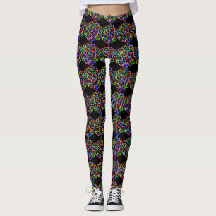 Die Blume des Lebens auf einem Paar Qualität Leggings