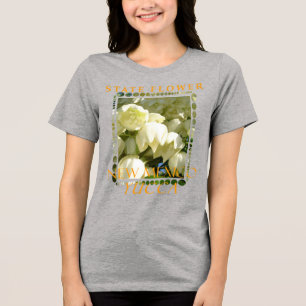 Die Blume des neuen mexikanischen Hoheitsgebiets - Tri-Blend Shirt