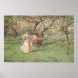 Die Blume vom Mai von William John Hennessy Poster