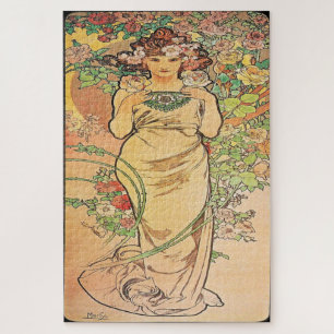 Die Blumen - Rose: Jugendstil von Mucha Edition 2