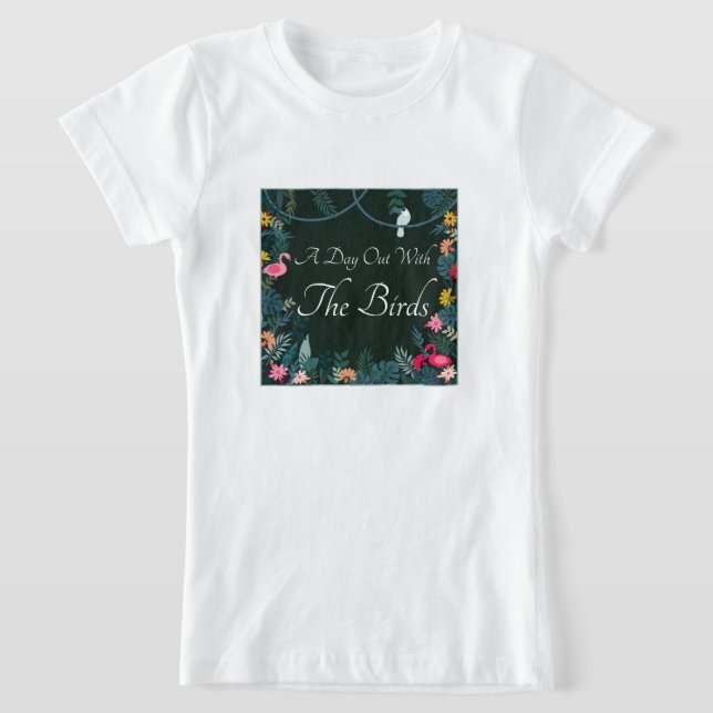 Die BlumenOutdoorsie fühlen sich mit den Vögeln ei T-Shirt (Ablage )
