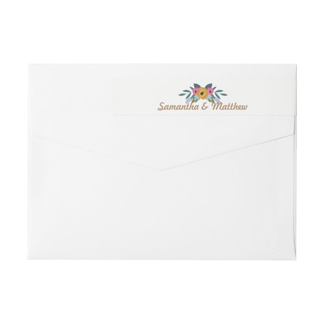 Die Blumenzeremonie der weißen Hochzeit (Rückseite)