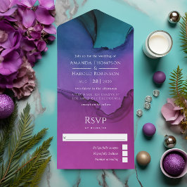 Die Blüte der Luxus-Tinte wird in einer Einladung