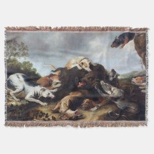 Die Boarhunt Frans Snyders um 1650 Decke