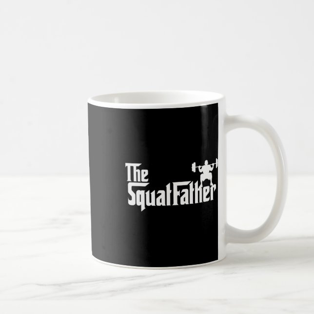 Die Bodybuilding des Squat Vatertrainings Kaffeetasse (Rechts)