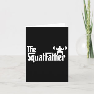 Die Bodybuilding des Squat Vatertrainings Karte