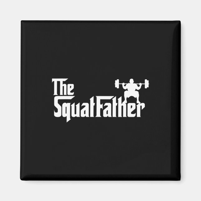 Die Bodybuilding des Squat Vatertrainings Magnet (Vorne)