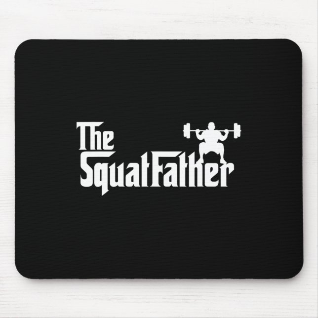 Die Bodybuilding des Squat Vatertrainings Mousepad (Vorne)