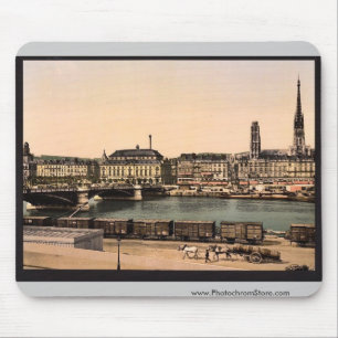 Die Boieldieu Brücke von St. trennen, Rouen, Mousepad