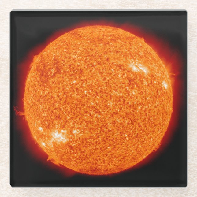 Die boiling Sun Glasuntersetzer (Vorderseite)