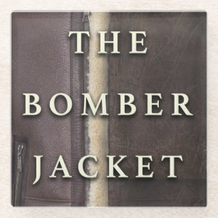 Die Bomber-Jacket Glasuntersetzer