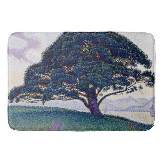 Die Bonaventure-Kiefer, Ölmalerei, Paul Signac Badematte (Vorderseite)