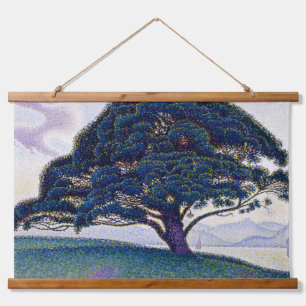 Die Bonaventure-Kiefer, Ölmalerei, Paul Signac Wandteppich Mit Holzrahmen