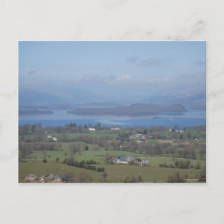 Die Bonnie-Ufer von Loch Lomond Postkarte