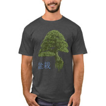 Die Bonsais-Baum-T - Shirt der Männer sich hin-