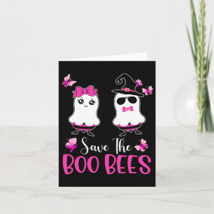 Die Boo-Bienen vergnügen Brustkrebs-Sensibilisieru Karte