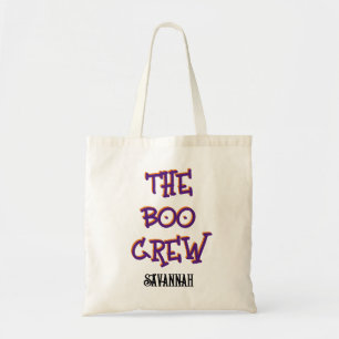 Die Boo-Crew gebräuchliche Kinder nennen Halloween Tragetasche