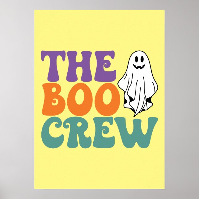 Die Boo-Crew - Geist - Witziges Halloween Poster (Vorne)