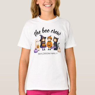 Die Boo-Crew Halloween-Familienpersonalisation für T-Shirt