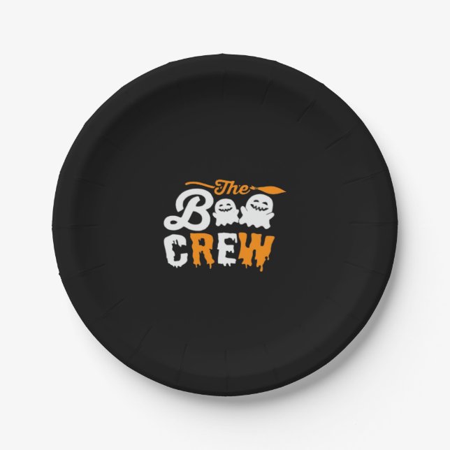 Die Boo-Crew Oversifizierter T - Shirt Pappteller (Vorderseite)