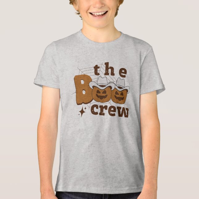 Die Boo-Crew Tri-Blend Shirt (Vorderseite)