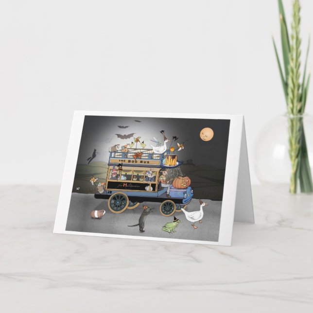 Die Boombuskarte Karte (Vorderseite)