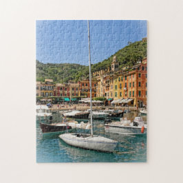 Die Boote von Portofino, Italien - 11 x 14 Zoll
