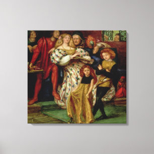 Die Borgia Familie, 1863 Leinwanddruck