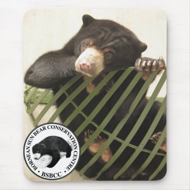 Die Bornean Sun Bärn-Erhaltungs-Mitte Mousepad (Vorne)