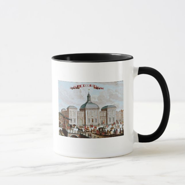 Die Börse, Amsterdam, 1743 Tasse (Rechts)