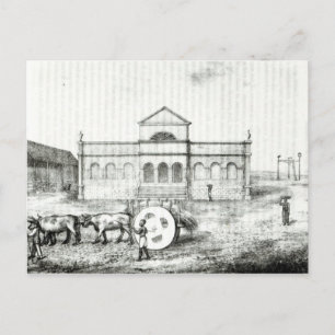 Die Börse von Rio, eine öffentliche Tragödie Postkarte