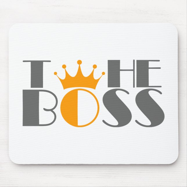 Die Boss-Krone Mousepad (Vorne)