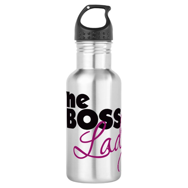 Die Boss Lady Trinkflasche (Vorderseite)