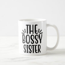 Die Bossy Schwester Tumbler Tasse Geschenk Idee